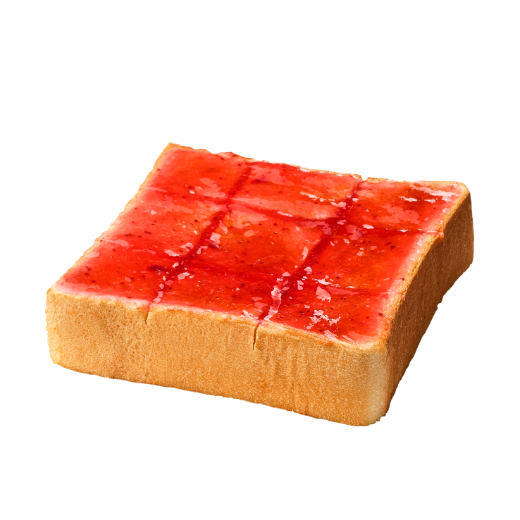 草莓厚片吐司